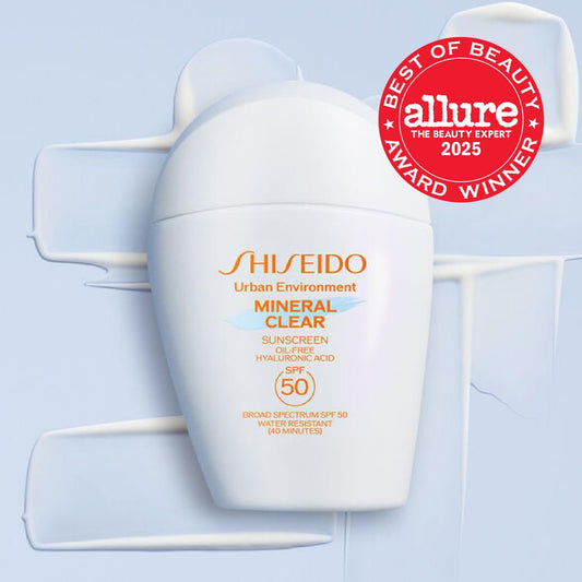 Shiseido close-up of creamy texture that transforms to sheer