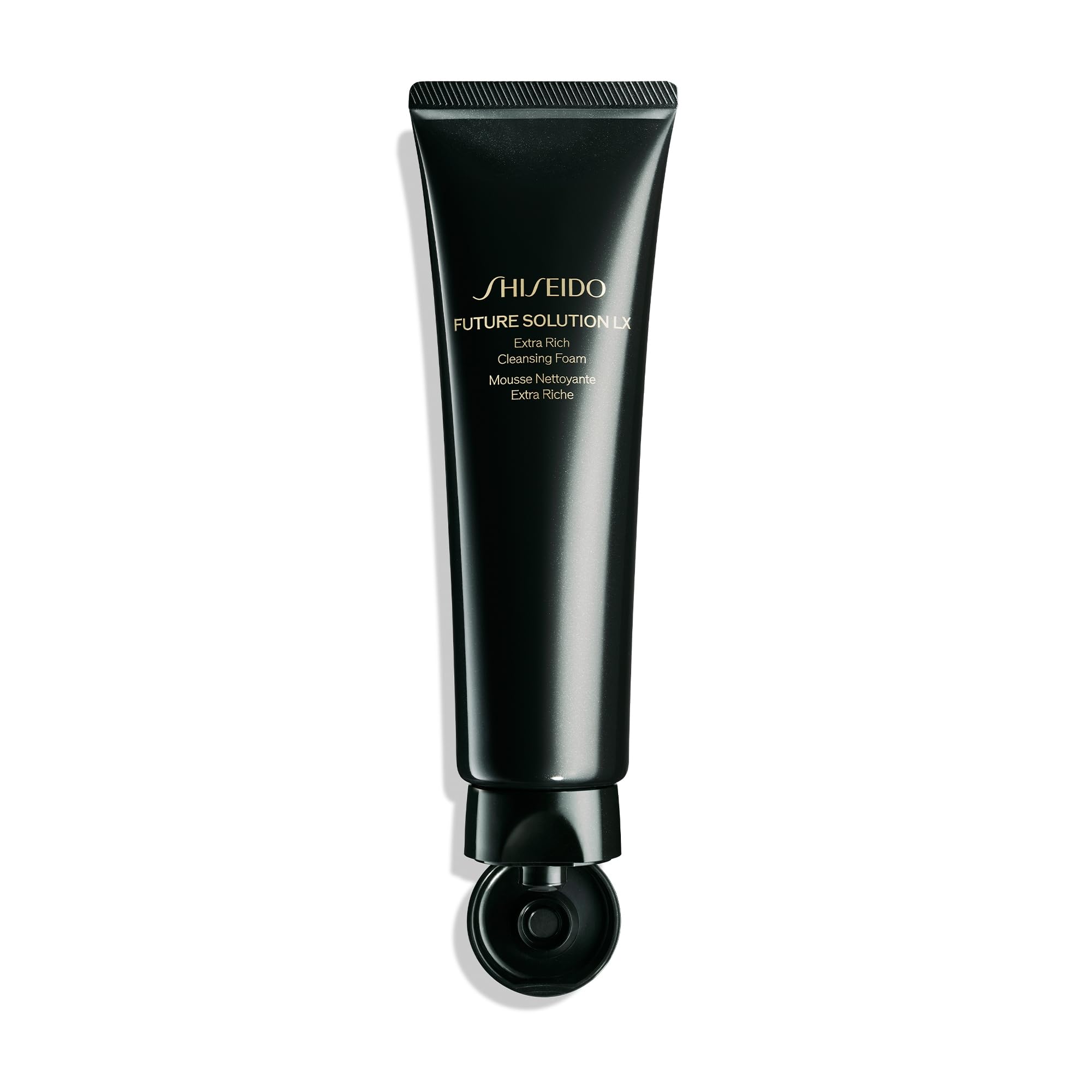 Shiseido on bathroom vanity in lifestyle scene showing ritual-ready luxury benefit