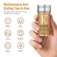 Shiyalan wax stick texture close-up showing smooth glide and non-greasy finish benefit
