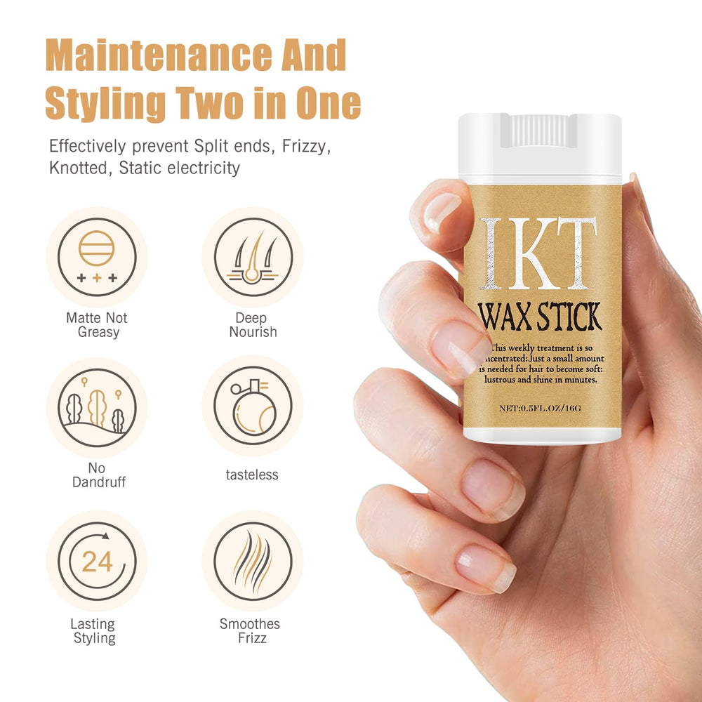 Shiyalan twist-up stick extended revealing the solid pomade for easy application