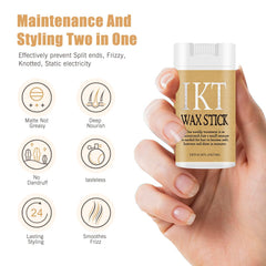 Shiyalan twist-up stick extended revealing the solid pomade for easy application