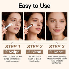 SHLLON in a purse with makeup scene, illustrating on-the-go quick application