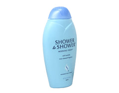 Shower To Shower dispensing powder from nozzle demonstrating easy application