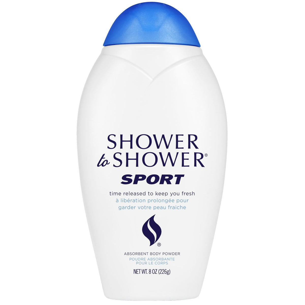 Shower To Shower front packaging showing product and benefit of freshness