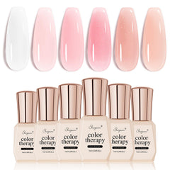SHOYUM front packaging showing six gel bottles and benefits