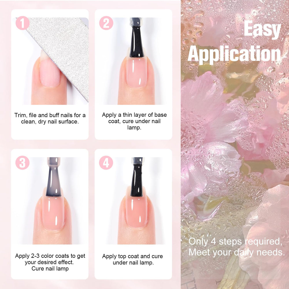 SHOYUM soft-hands lifestyle image showing natural glossy nails and everyday elegance