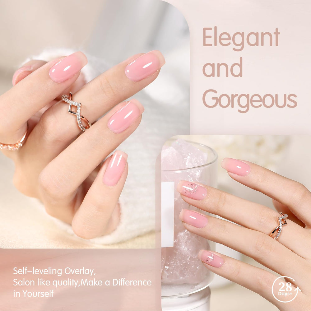 SHOYUM bottle held in hand to show scale and easy-home manicure portion