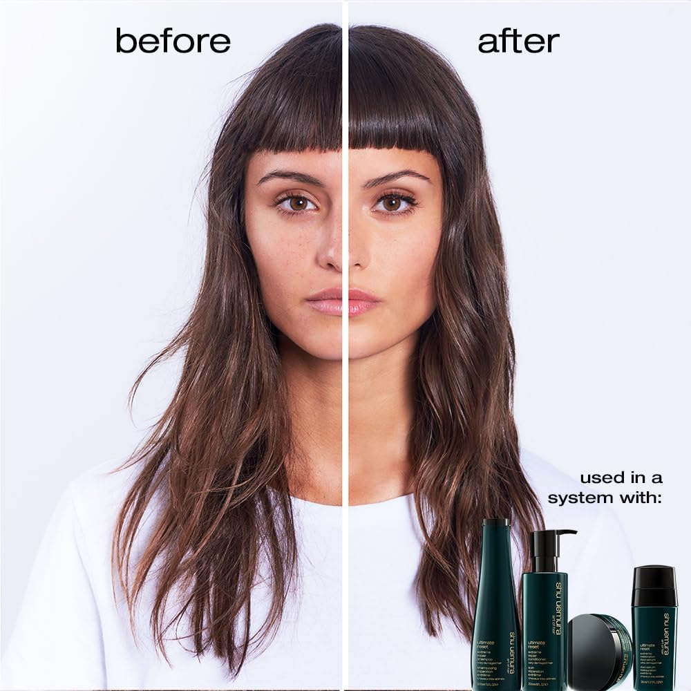 shu uemura ingredient label highlighting rice extract and nourishing benefits