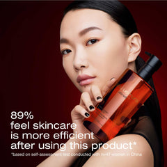 shu uemura oil texture on palm illustrating silky, hydrating feel
