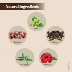 Shudh Online shikakai and reetha small jars side-by-side, gentle natural cleansing