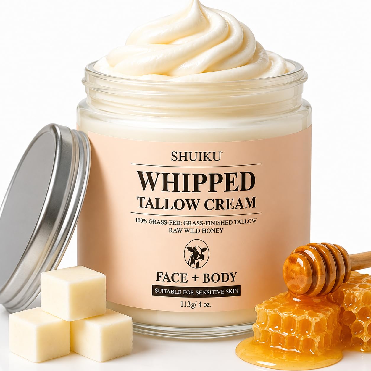 SHUIKU front jar shot showing clean packaging and moisturizing benefit