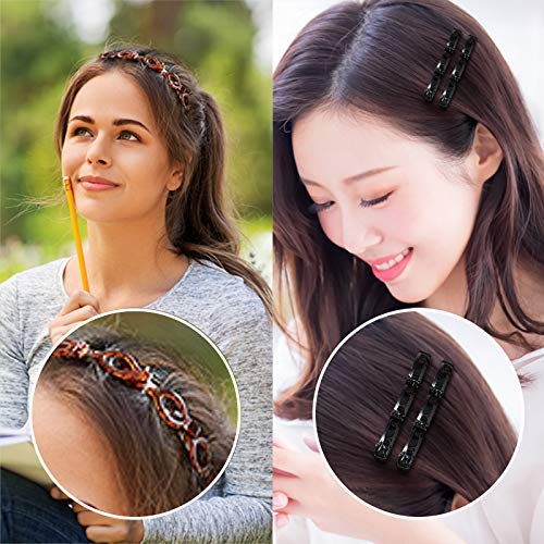 SHUNMEIL black and brown clips arranged for color matching