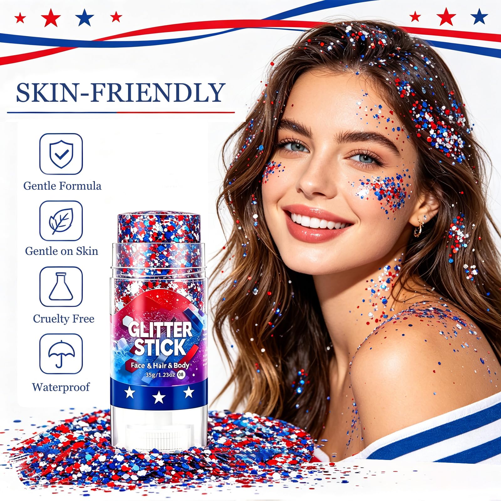 SHUNSHI gel texture with fine sequins, smooth non-gritty finish