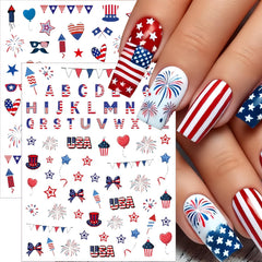 SHUXILIN tweezers and topcoat beside stickers for simple application and sealing