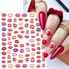 SHUXILIN set of nails with varied lip designs, shows mix-and-match manicure options