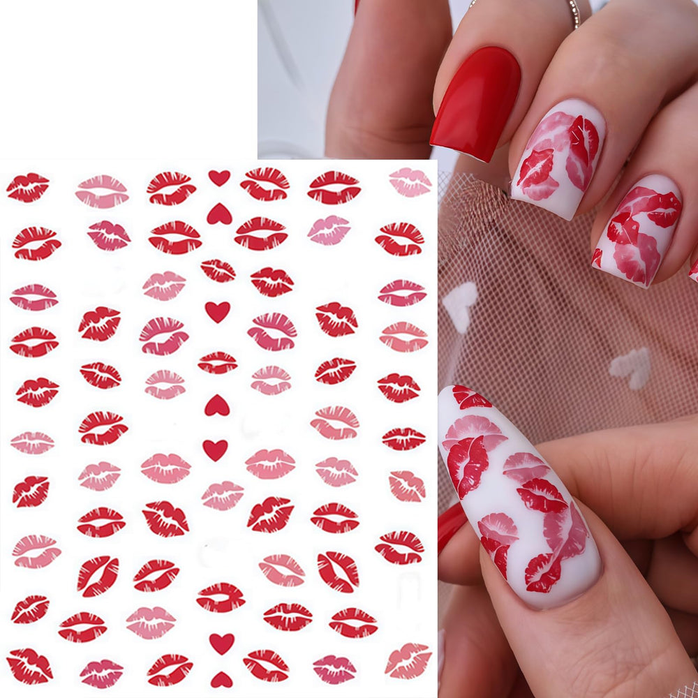 SHUXILIN sheet next to fingers for scale, helps compare decal sizes to nails