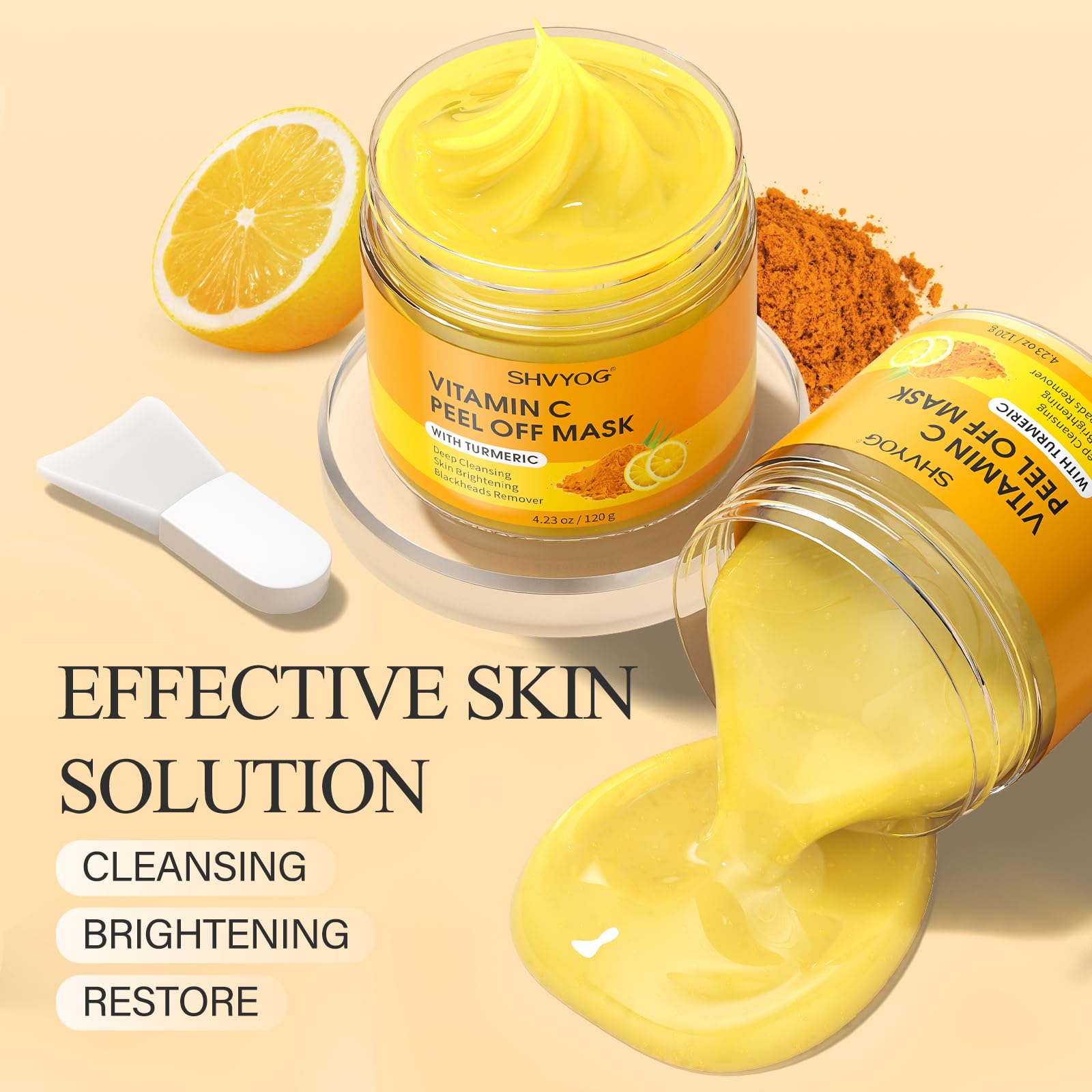 SHVYOG botanical extracts arrangement showing calming antioxidant support