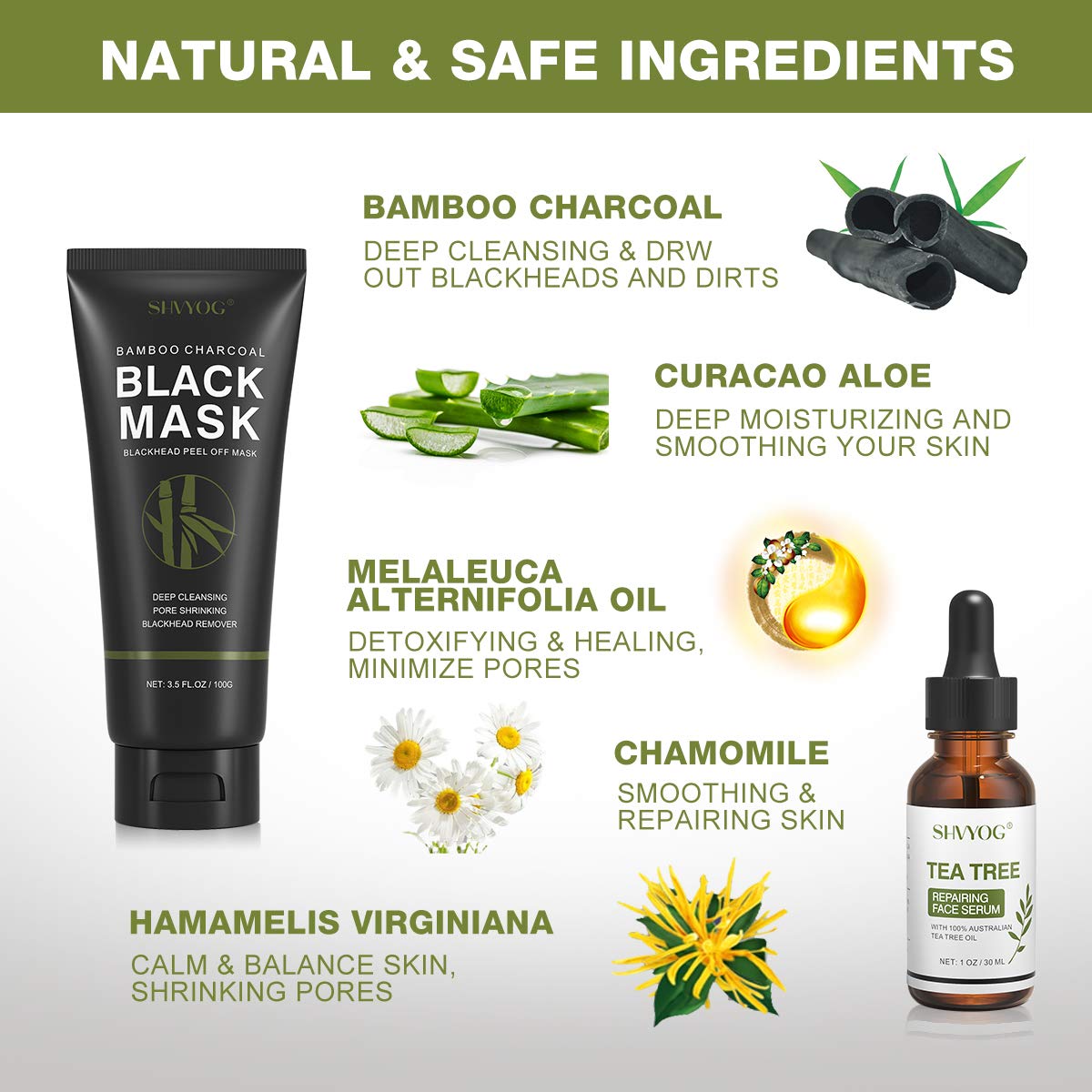 SHVYOG close-up of charcoal mask tube illustrating smooth application