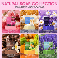 SHVYOG individual soap close-up revealing natural colors and smooth finish