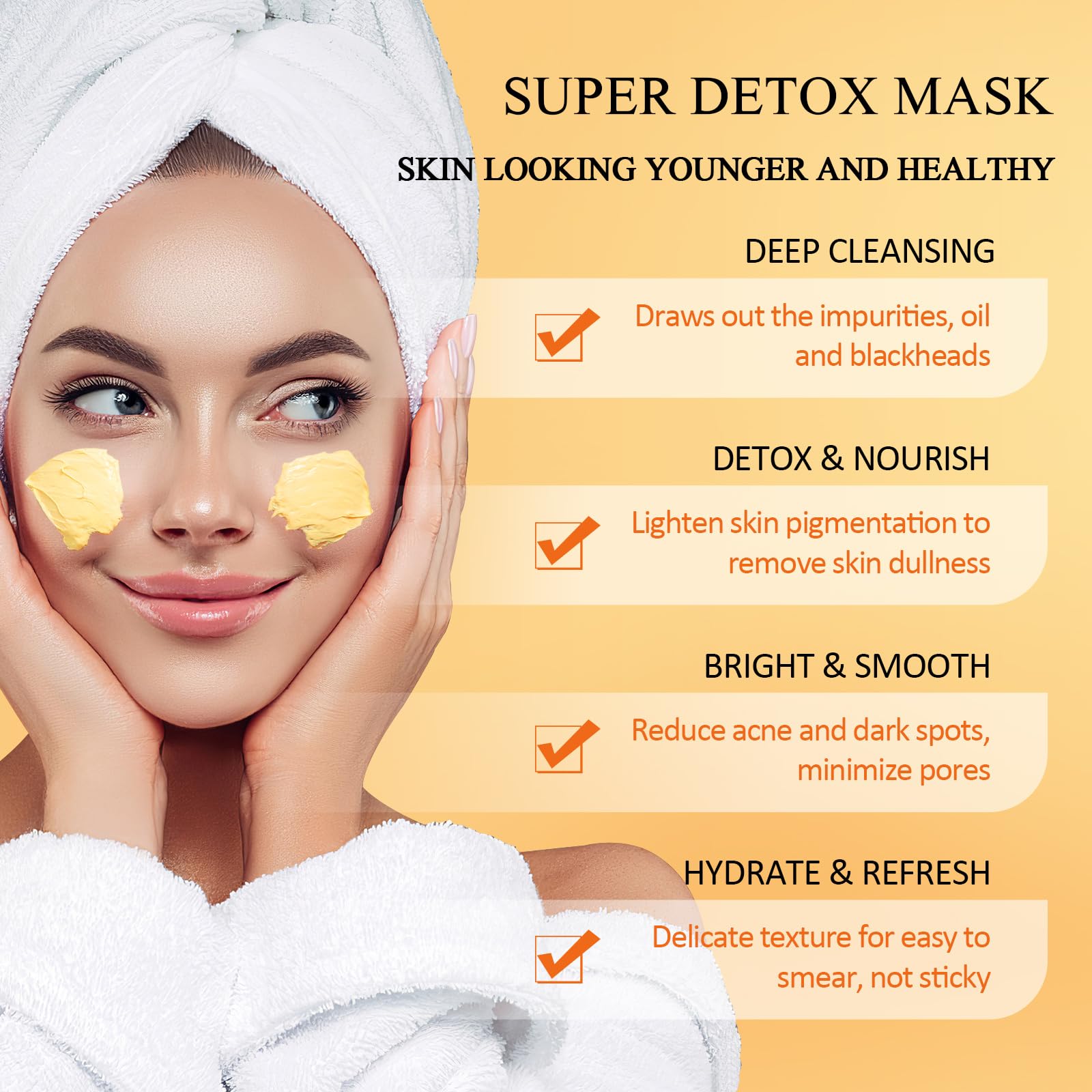 SHVYOG rinsing mask under water showing clean removal benefit