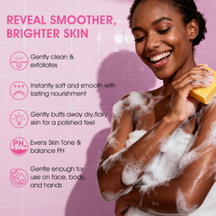 SHVYOG soap lather detail demonstrating rich foam for gentle cleansing benefit