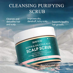 SHVYOG texture close-up revealing scrub particles for deep cleansing