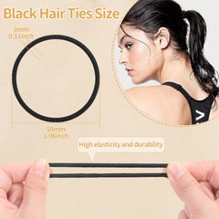 shynek hair tie securing curly ponytail for strong hold
