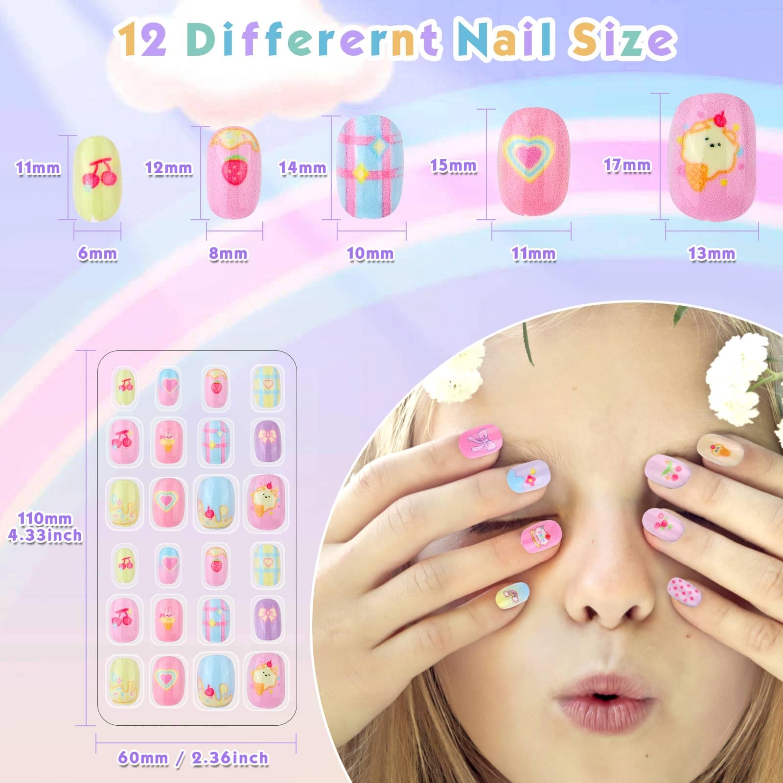 shynek child wearing short nails on fingers, comfortable and secure wear