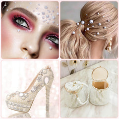 shynek handmade card adorned with pearls showing craft detail and polished finish