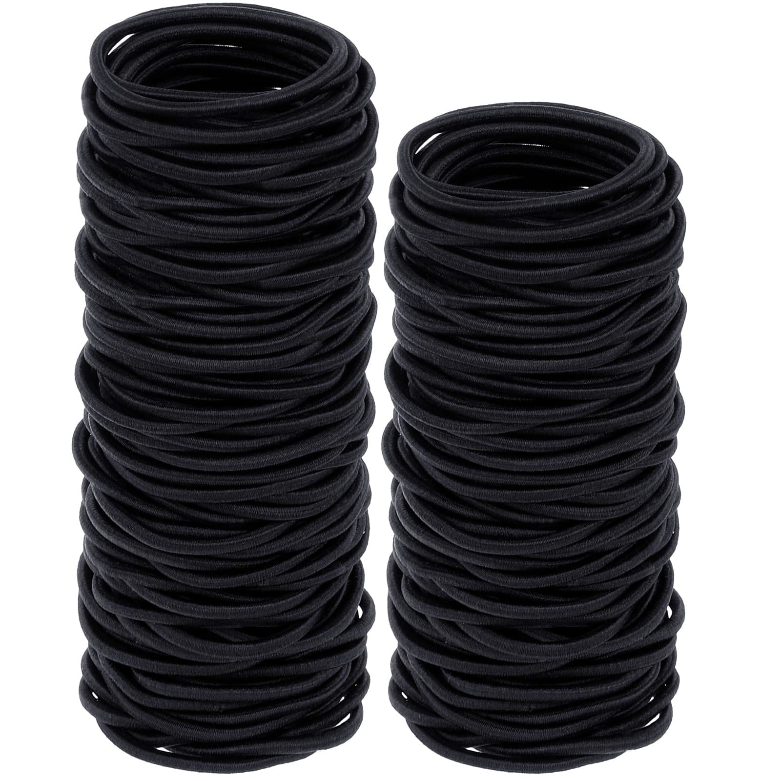 shynek front packaging showing 150 black hair ties and value