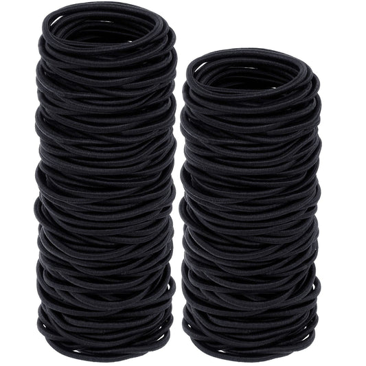 shynek front packaging showing 150 black hair ties and value
