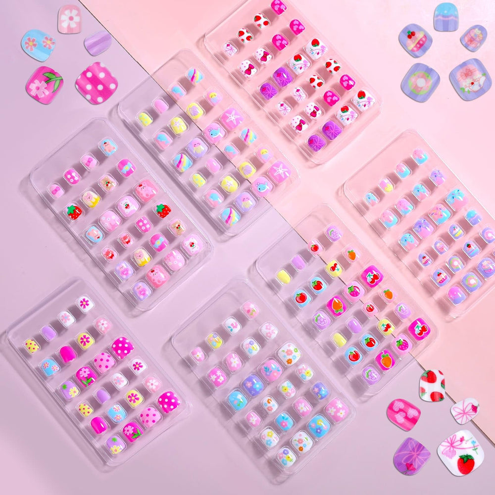 shynek front packaging showing full set and colorful nails for easy gifting