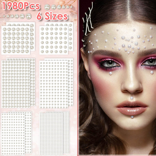 shynek close-up of mixed-size pearl sheets highlighting organized selection