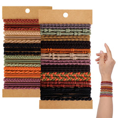SIADEE front packaging showing 48-piece boho hair ties, convenient gift set
