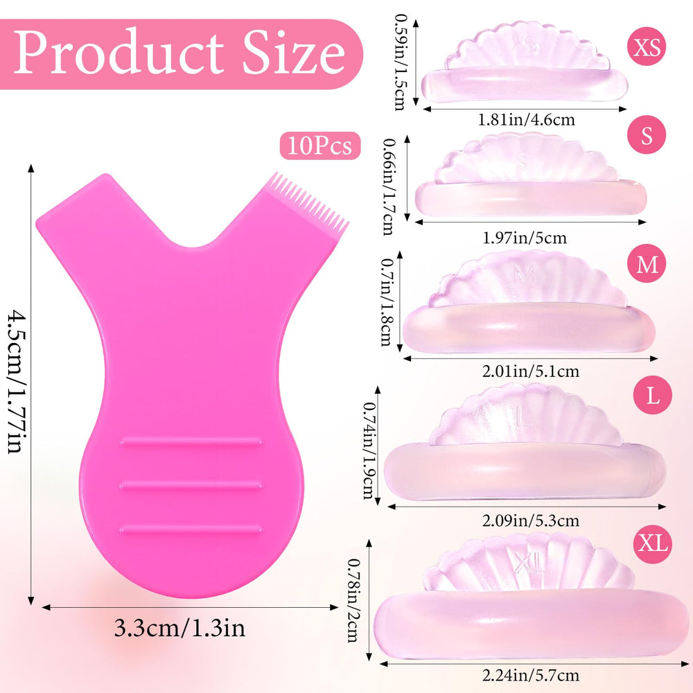 Sibba five sizes laid out to match different eye shapes and looks