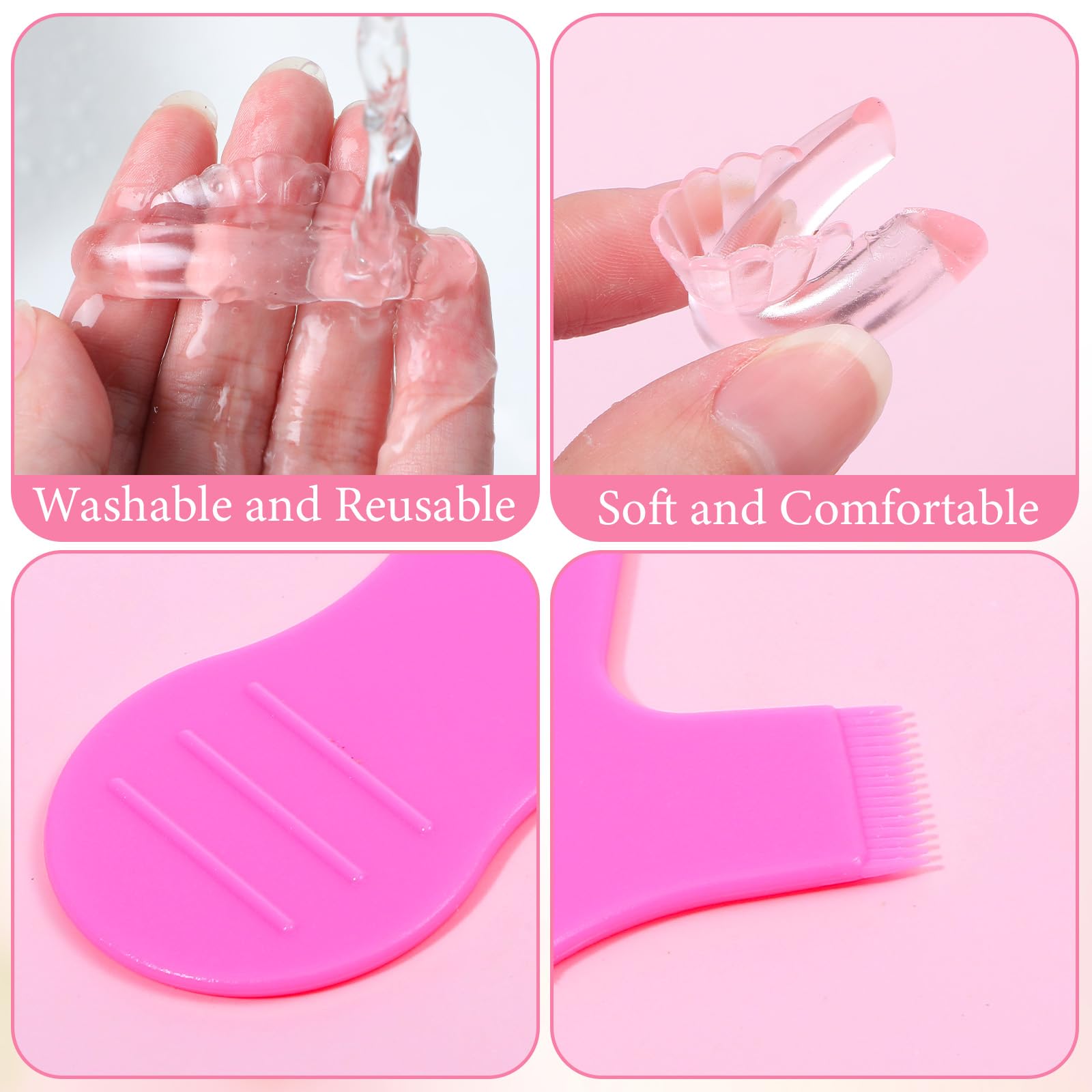 Sibba in-use image applying pad to eyelid for consistent curl results