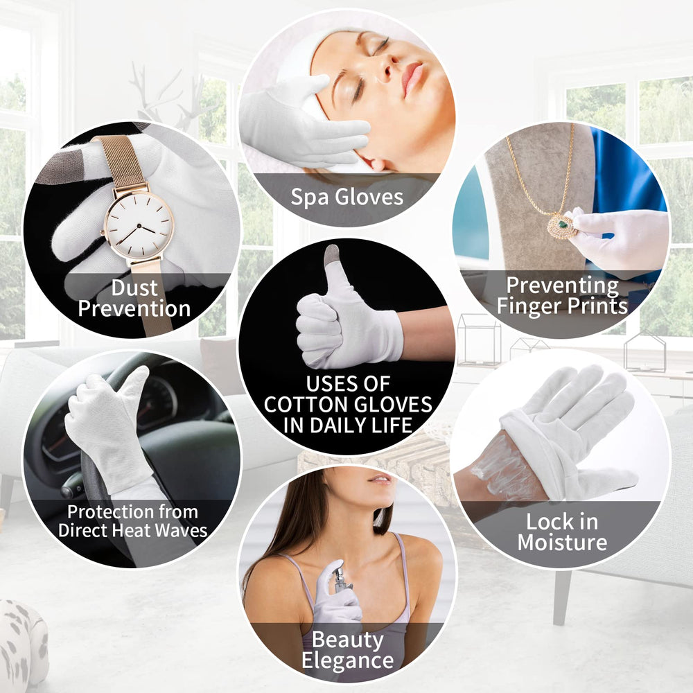 Sibba gloves on bedside table suggesting overnight hand care