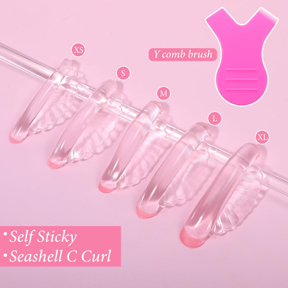 Sibba Y-comb detail separating lashes for precise positioning benefit