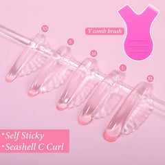Sibba Y-comb detail separating lashes for precise positioning benefit