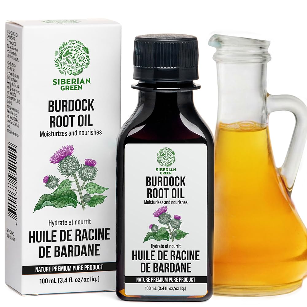 Siberian Green oil pouring close-up showing smooth lightweight texture