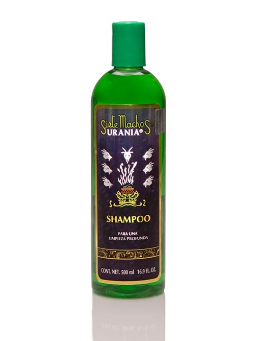 Siete Machos URANIA front bottle view showing label and 500ml size benefit
