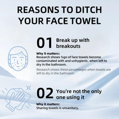 SilkenVive neatly stacked disposable towels emphasizing single-use hygiene