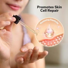 SilkySecret bottle beside moisturizer suggesting layering benefit