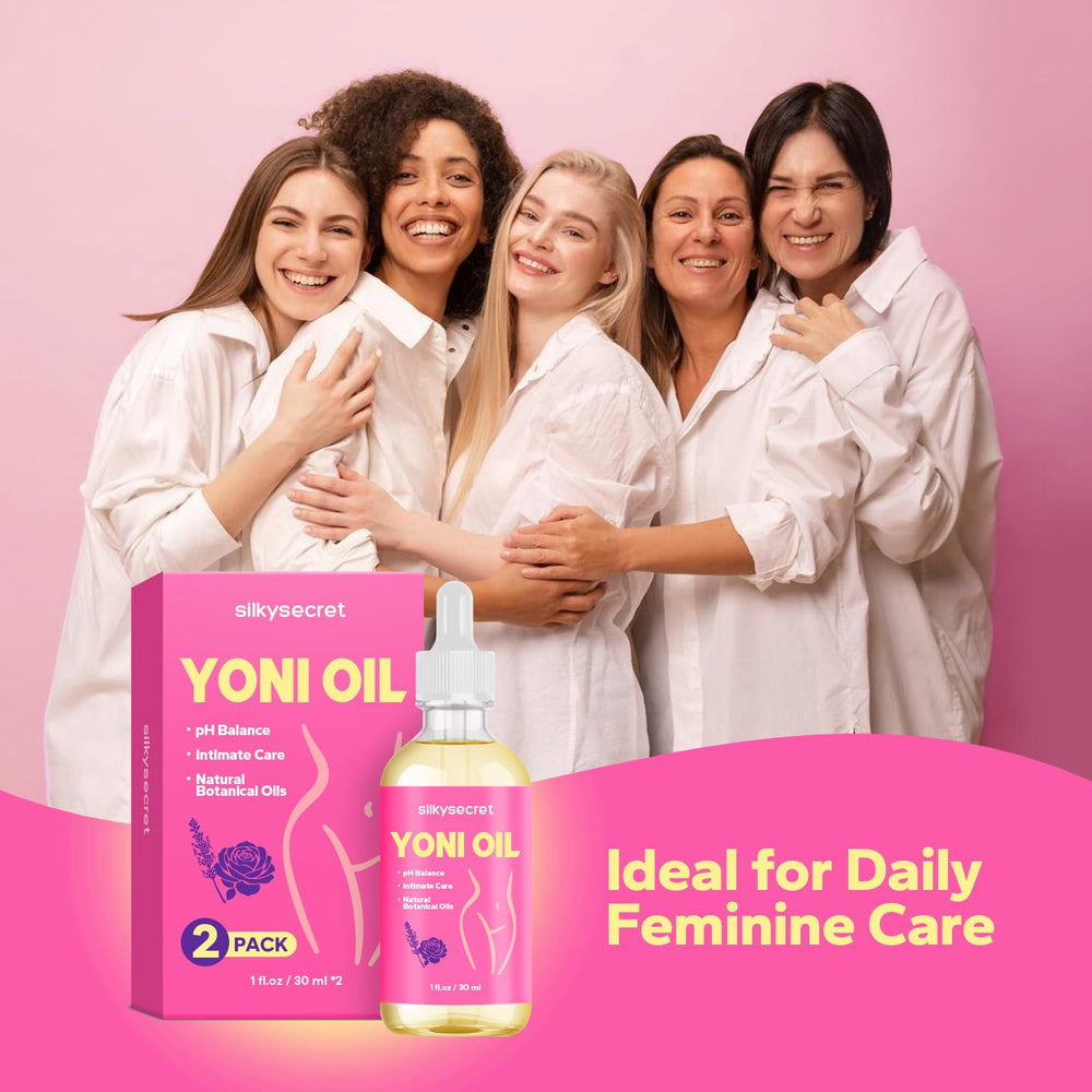 SilkySecret on bathroom vanity evoking self-care ritual and confidence