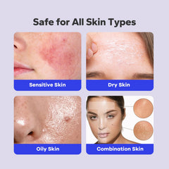 SilkyShark label showing active ingredients for clearer-looking skin
