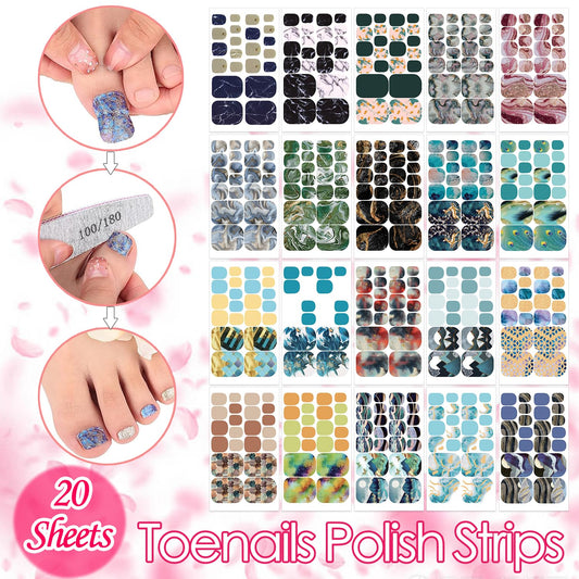 SILPECWEE sheet layout displaying 11 sizes per strip for tailored toenail fit