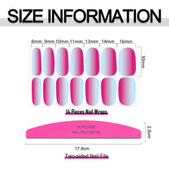 SILPECWEE strips on fingers showing seven sizes for proper fit benefit