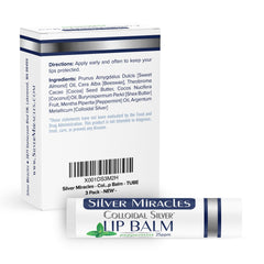 Silver Miracles close-up of balm texture displaying smooth creamy glide and moisturizing look