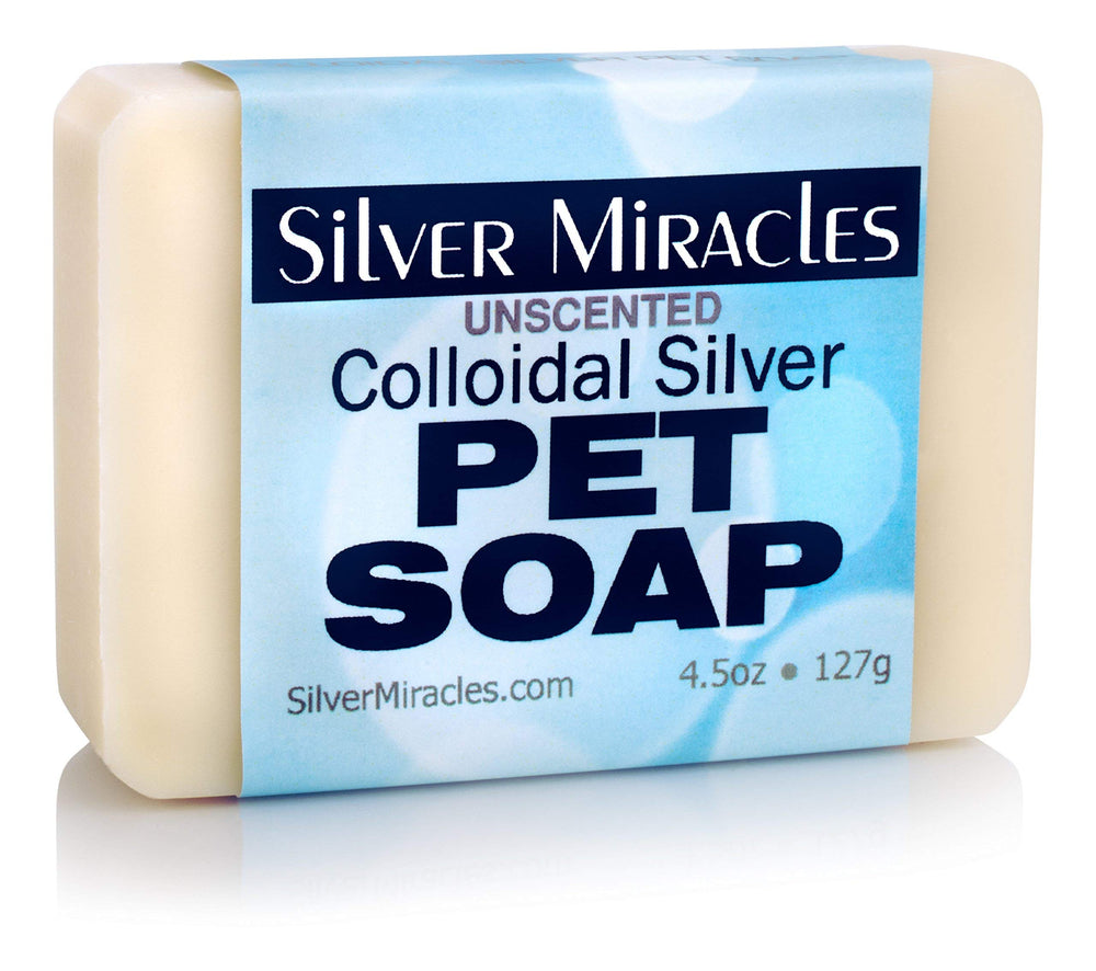 Silver Miracles close-up of soap texture highlighting gentle moisturizing benefit