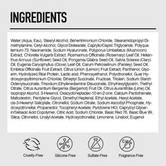 Silverist natural scent ingredients flatlay with parsley apple rosemary, conveying fresh aroma